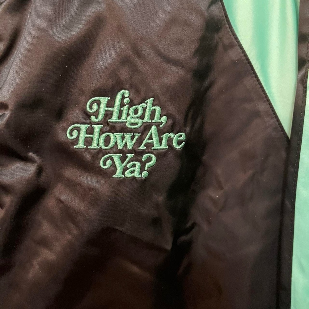 Jeffree Star Black and Green Embroidered Jacket